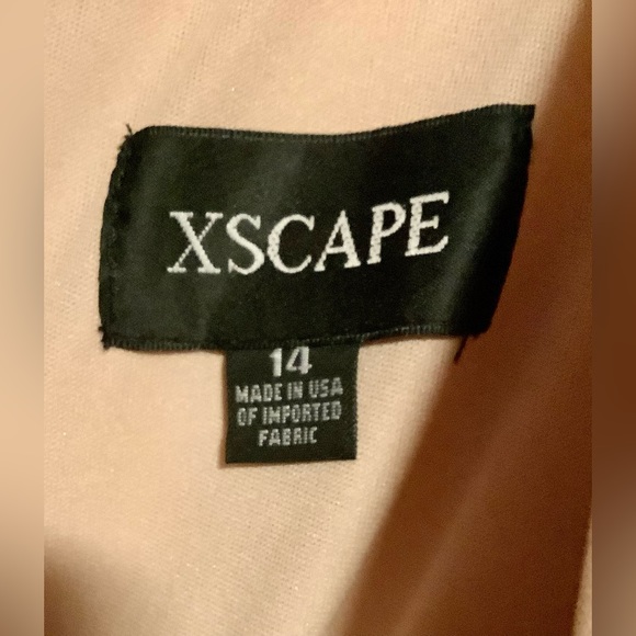 “Xscape by David’s Bridal” Dusty Rose Lace Dress - Picture 5 of 10